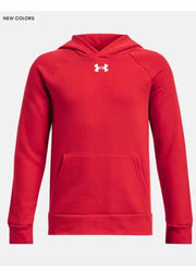 UA Rival Fleece Hoodie in Red by Under Armour