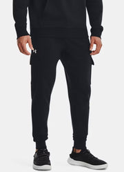 Rival Fleece Cargo Jogger in Black by Under Armour