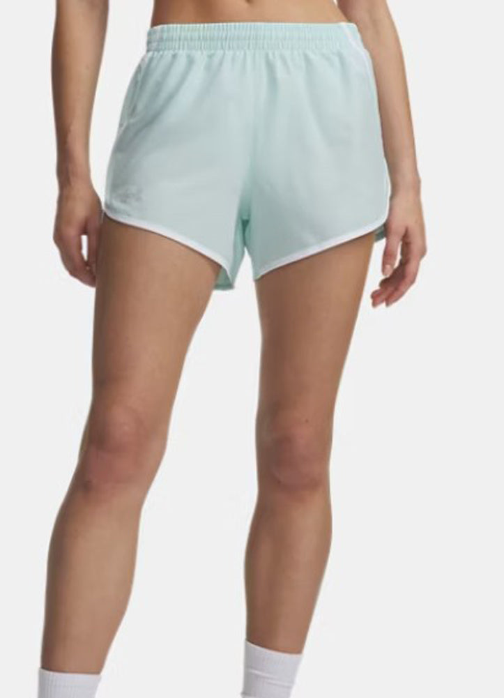UA Fly By 3'' Shorts in Green by Under Armour