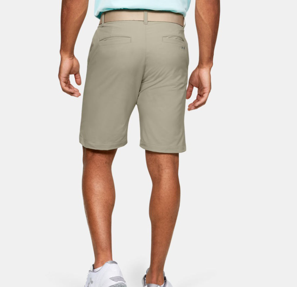 Matchplay Tapered Shorts in Brown by Under Armour