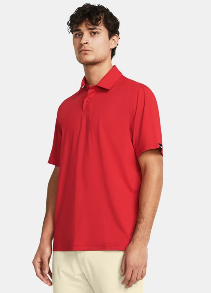 Tee to Green Polo in Red by Under Armour