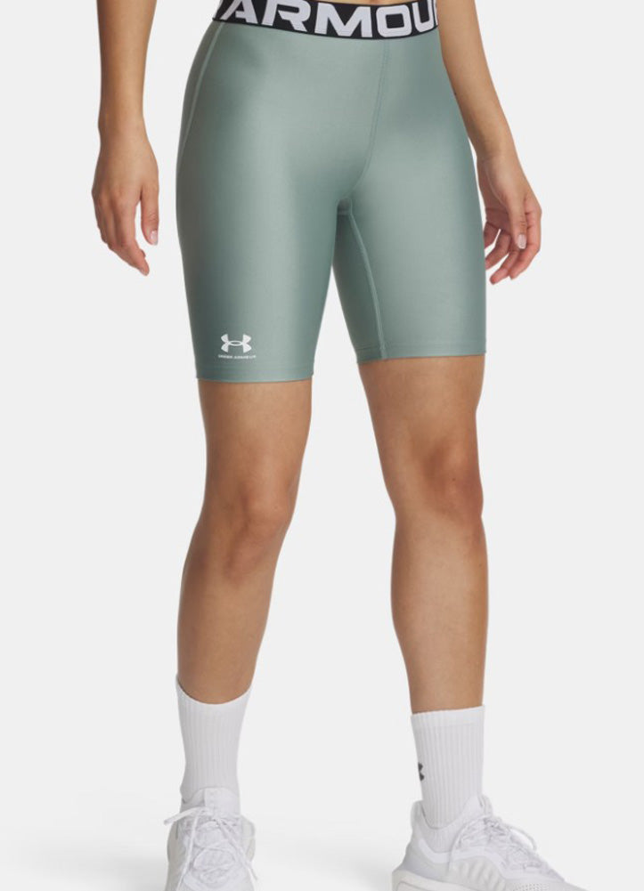HeatGear 8 in Shorts in Green by Under Armour