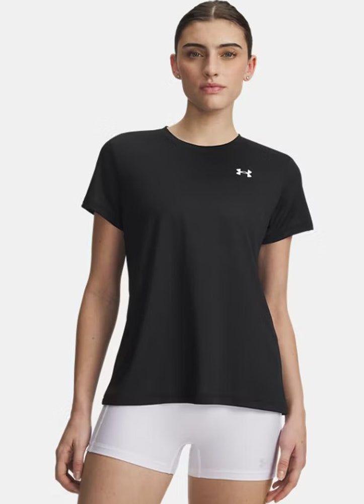 Tech SS in Black by Under Armour