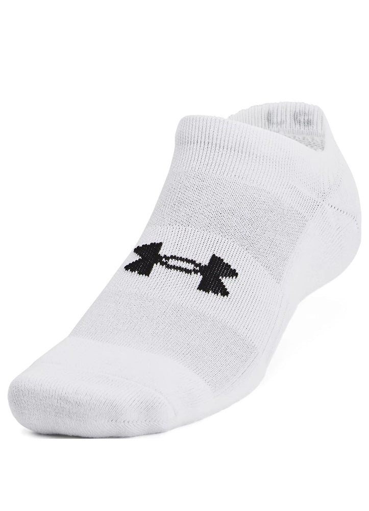 Unisex TC No Show Socks in White by Under Armour