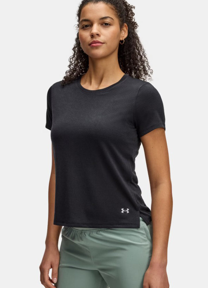 Launch Camo SS in Black by Under Armour