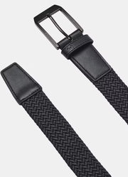Braided Golf Belt in Black by Under Armour