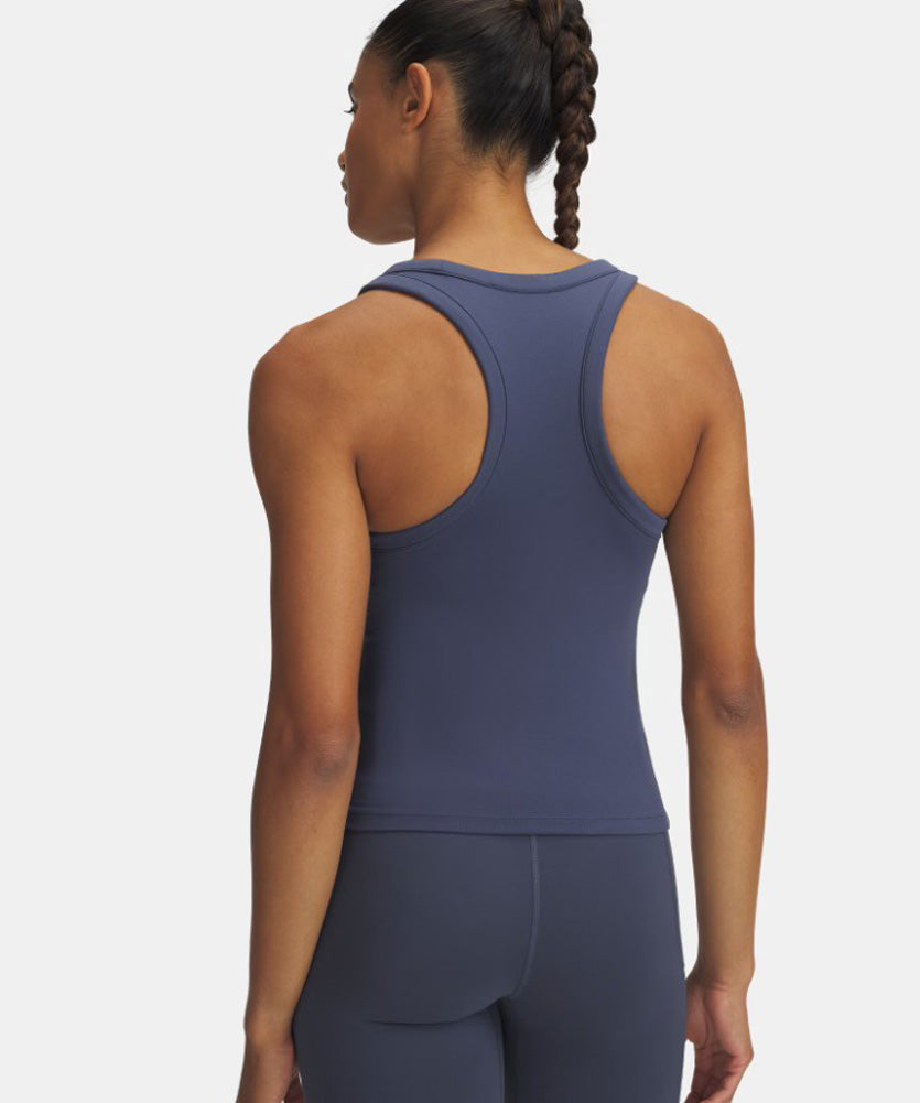 Motion High Neck Tank in Grey by Under Armour
