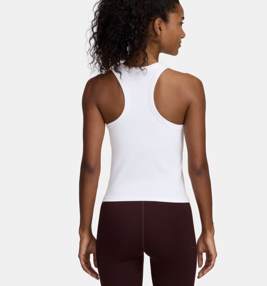 Motion High Neck Tank in White by Under Armour