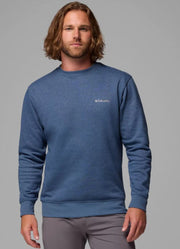 Hart Mountain II Crew in Dark Mountain Heather by Columbia