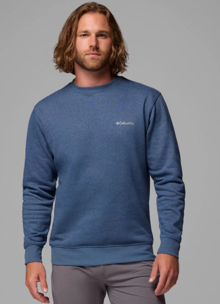 Hart Mountain II Crew in Dark Mountain Heather by Columbia