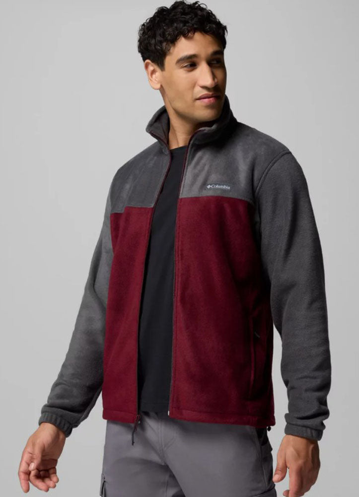Steens Mountain Full Zip 2.0 in Shark/Rich Wine by Columbia