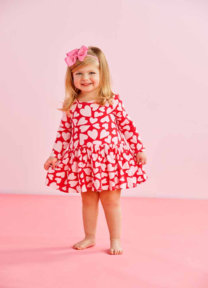 Heart T Shirt Dress by Mud Pie