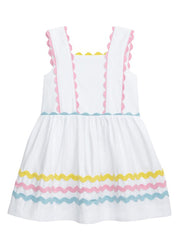 Ric Rac Poplin Dress by Mud Pie