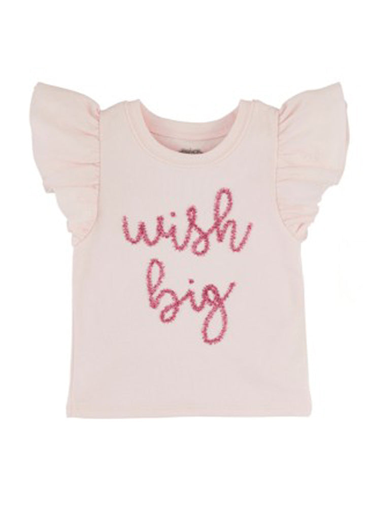 Wish Big Girl Birthday Tee by Mud Pie