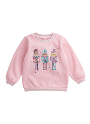 Nutcracker Sequin Sweatshirt by Mud Pie