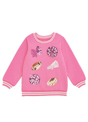 Sequin Cheer Sweatshirt by Mud Pie