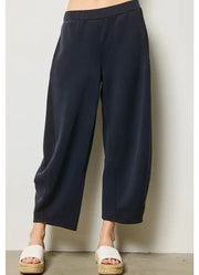 Scuba Barrel Pants in Black by Charlotte Avery