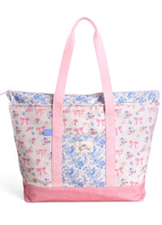 Ribbons + Roses Itzy Explorer Canvas Tote Bag by Itzy Ritzy