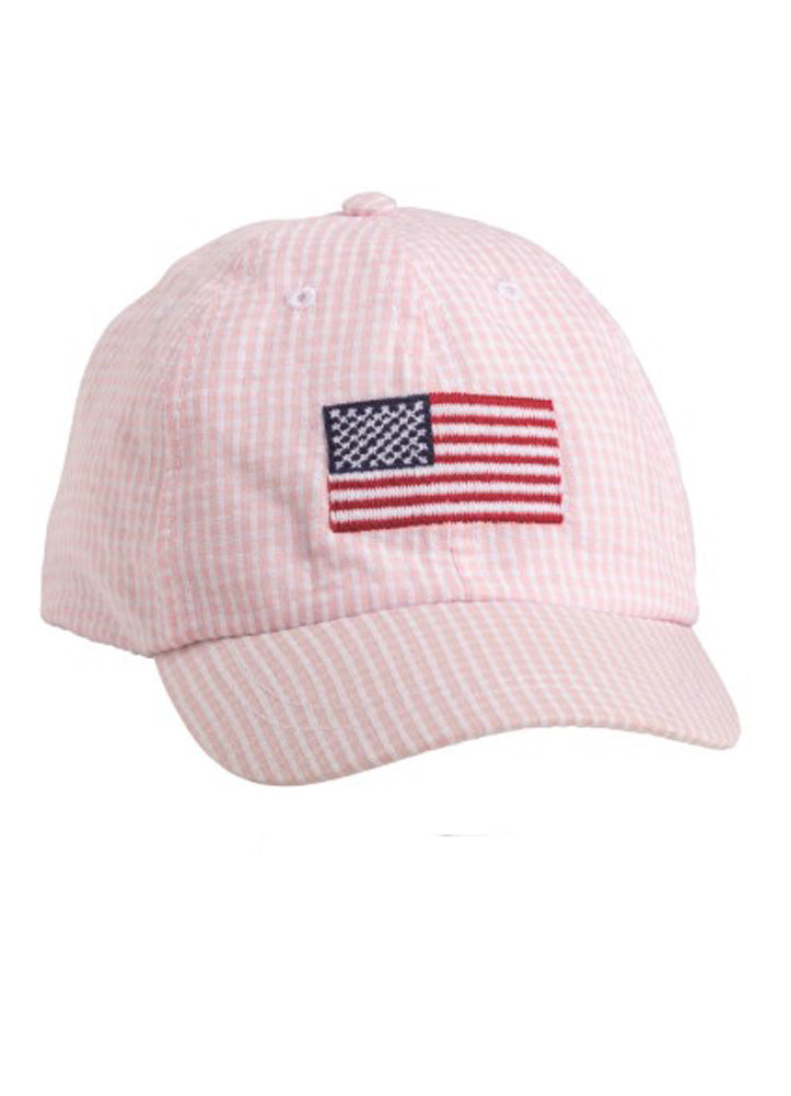 Pink Flag Hat by Mud Pie