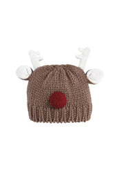 Reindeer Chunky Knit Hat by Mud Pie