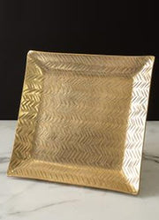 Gold Square Tray by ihi