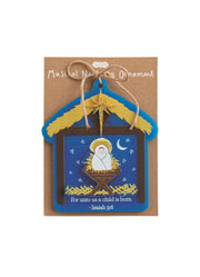 Musical Nativity Ornament by Mud Pie