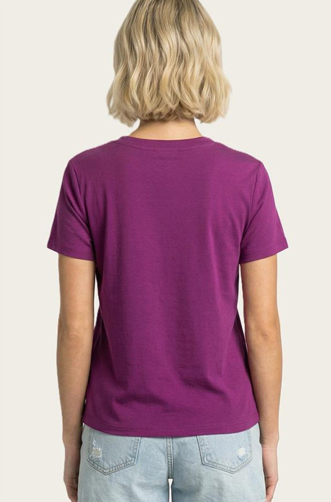 Solid Basic Jersey SS in Dusty Plum by Staccato