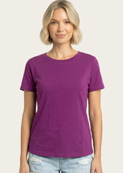Solid Basic Jersey SS in Dusty Plum by Staccato
