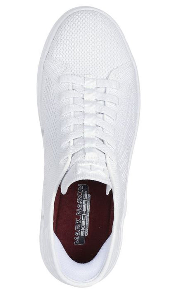 Alpha Cup Loey in White by Skechers