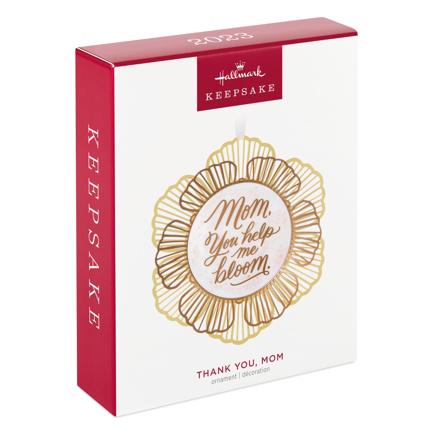 Hallmark Thank You, Mom Metal Ornament