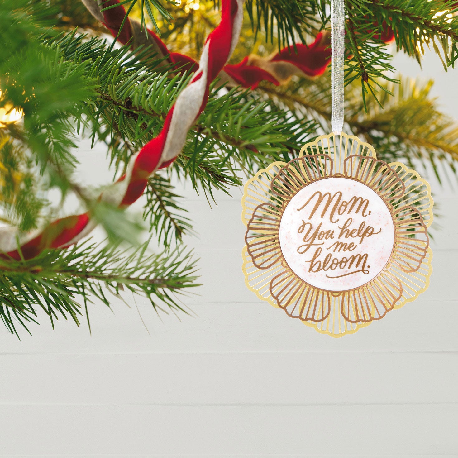 Hallmark Thank You, Mom Metal Ornament