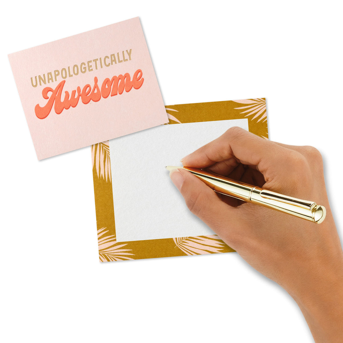 Hallmark Tropical Garden Memo Cube With Note Pads and Note Cards