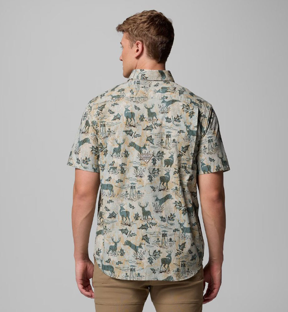 Super Shartail SS Shirt in Niagra Hunt Stand by Columbia