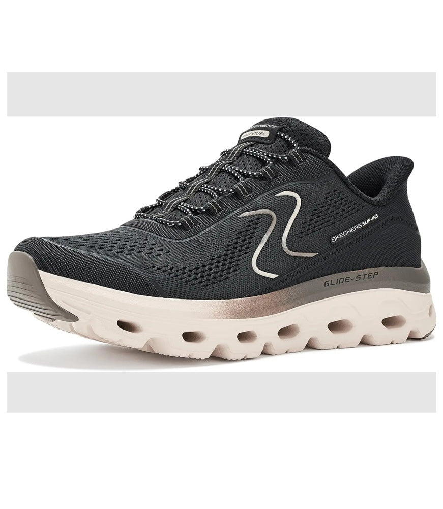 Glide Step Sole in Black/Natural by Skechers