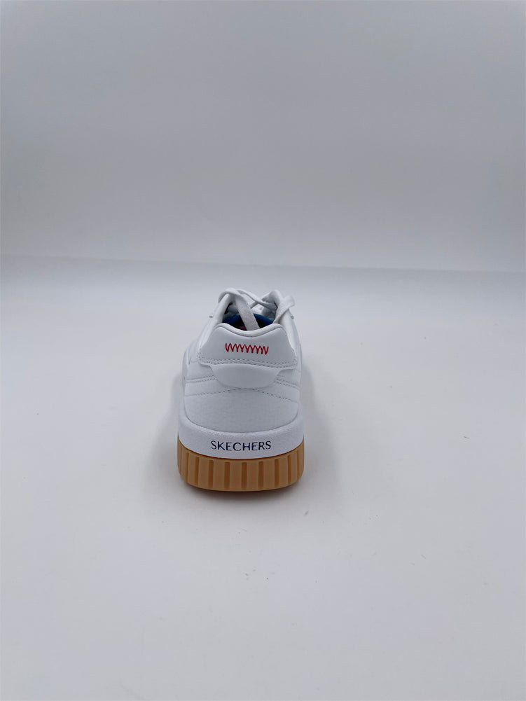 Jade- Individual Stripe in White/Navy by Skechers