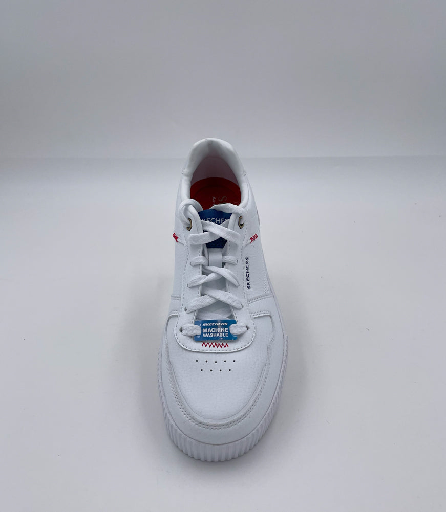 Jade- Individual Stripe in White/Navy by Skechers