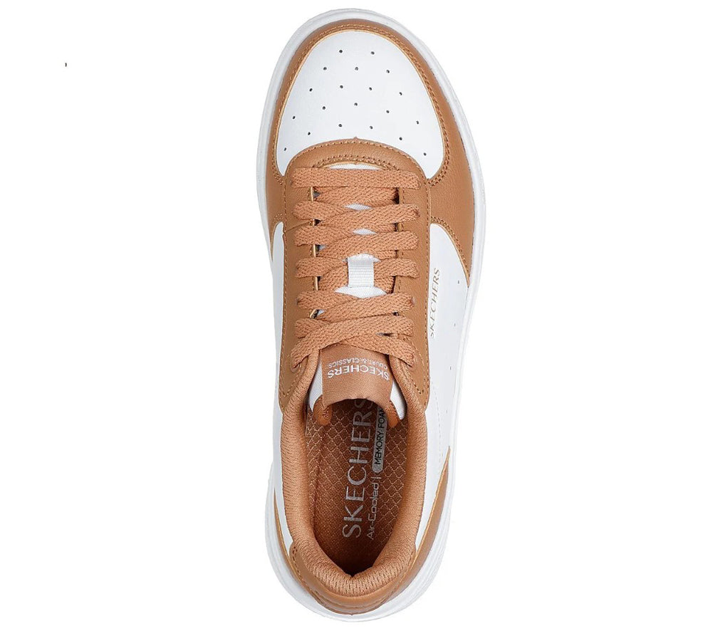 Grand 92 Steady Winning in White/Tan by Skechers