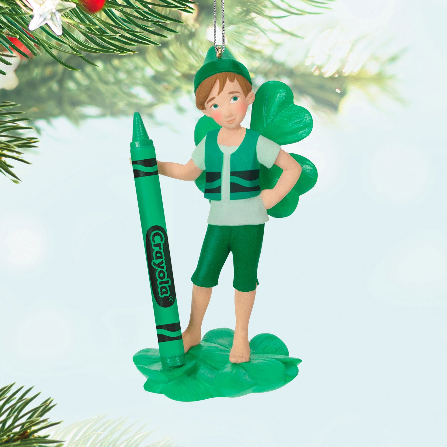 Hallmark Crayola® Shamrock Fairy Ornament