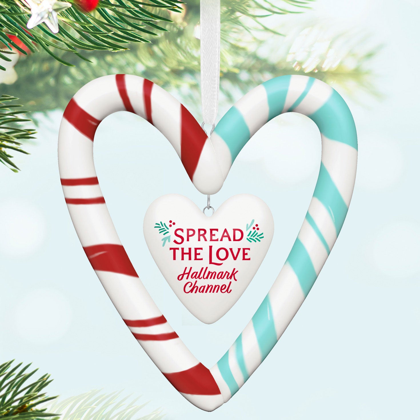 Hallmark Hallmark Channel Spread the Love Porcelain Ornament