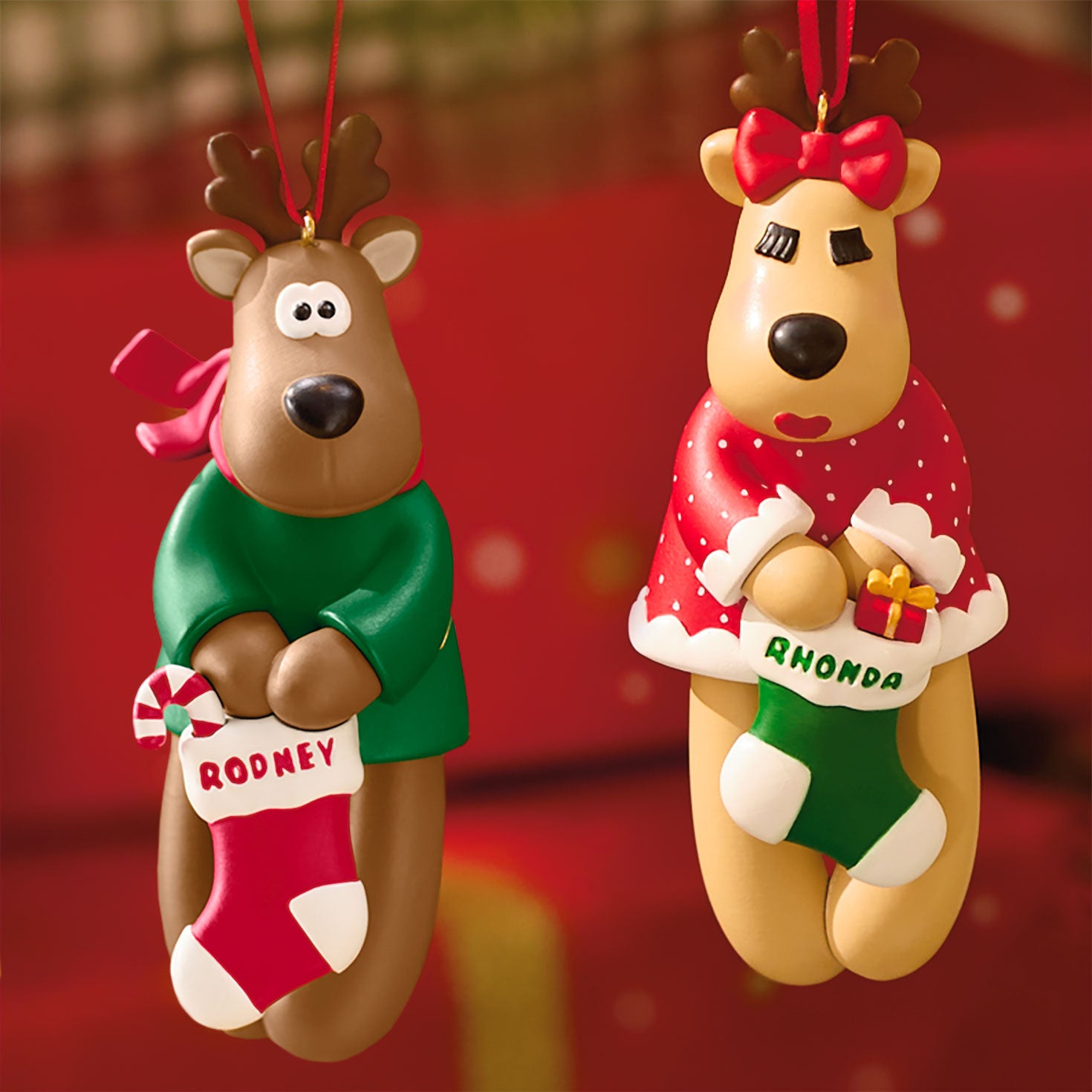 Hallmark Reindeer Surprise Mystery Ornament