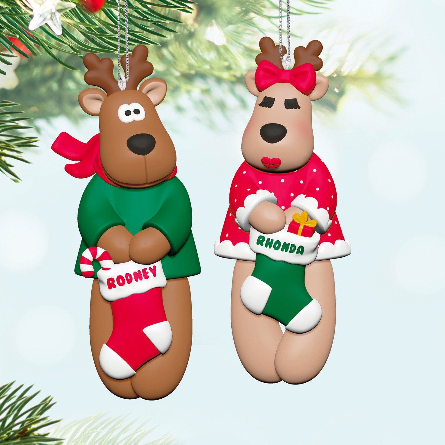Hallmark Reindeer Surprise Mystery Ornament