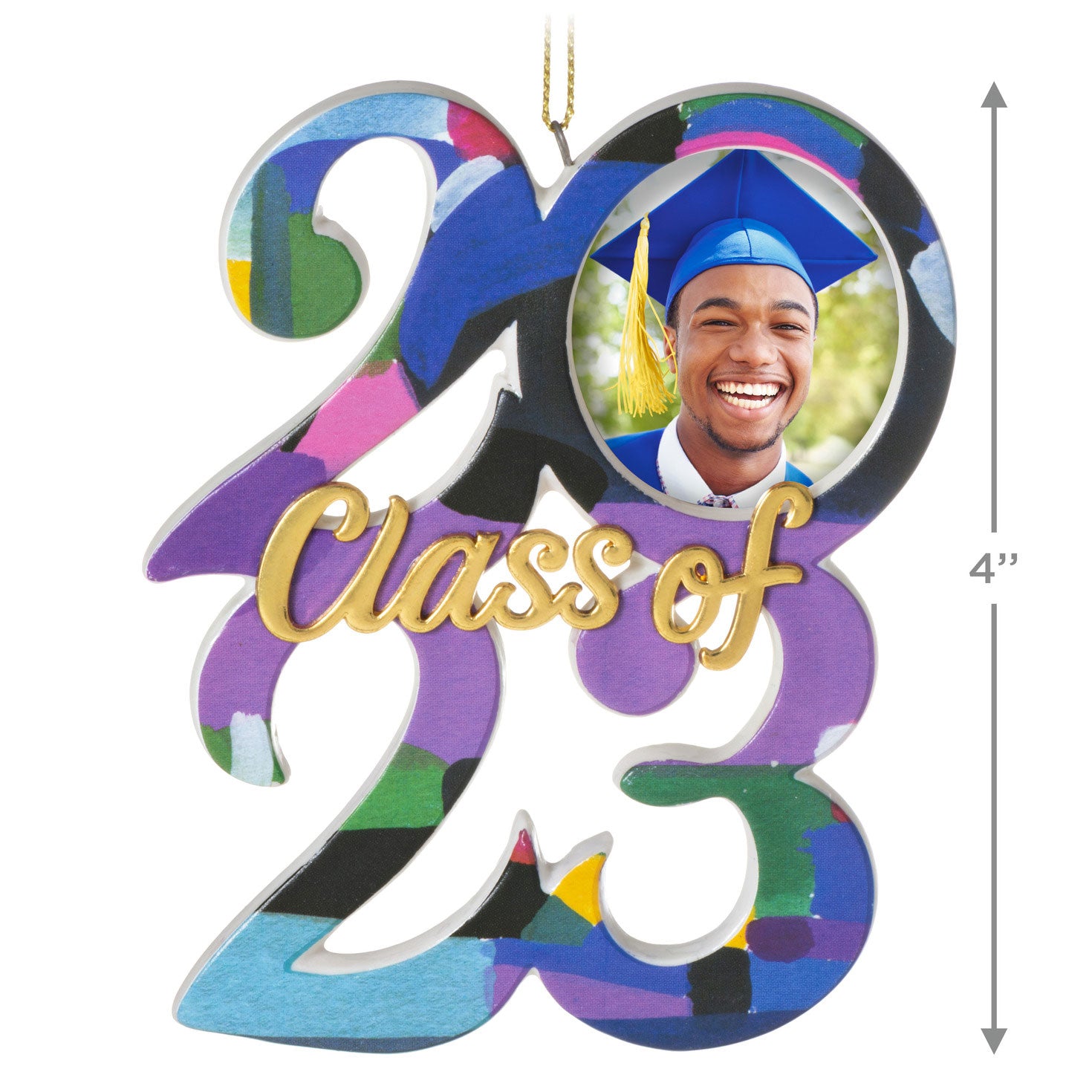 Hallmark Congrats, Grad! 2023 Ceramic Photo Frame Ornament