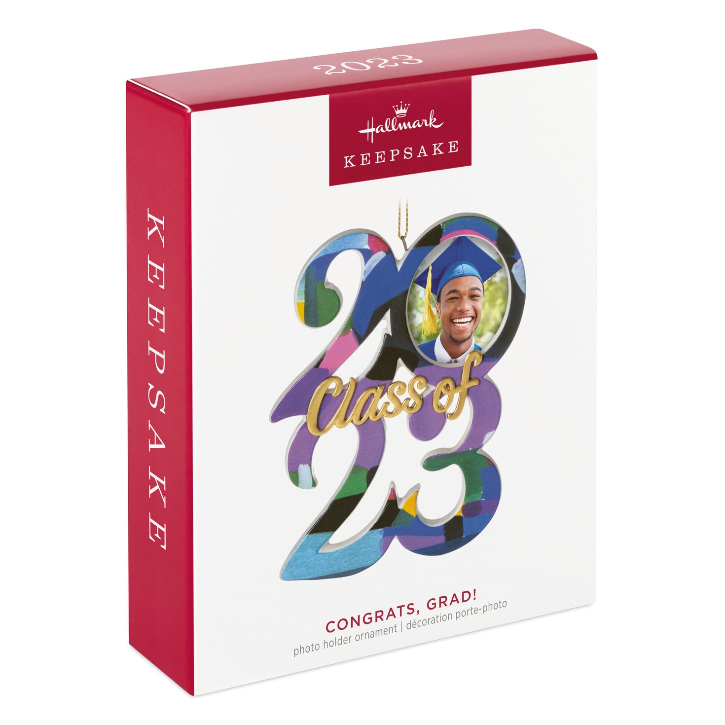 Hallmark Congrats, Grad! 2023 Ceramic Photo Frame Ornament