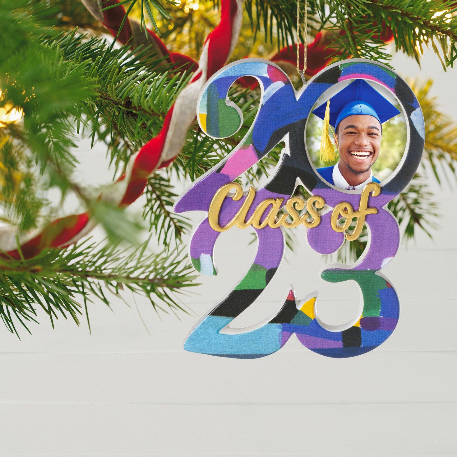 Hallmark Congrats, Grad! 2023 Ceramic Photo Frame Ornament