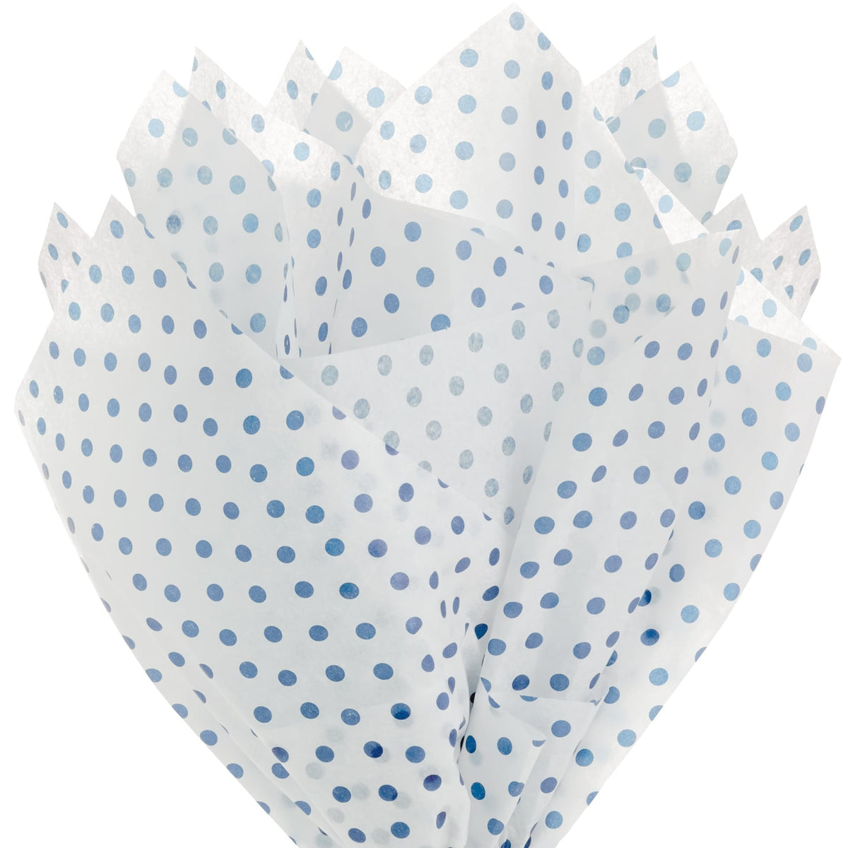 Hallmark Midnight Blue Polka Dots Tissue Paper, 6 sheets