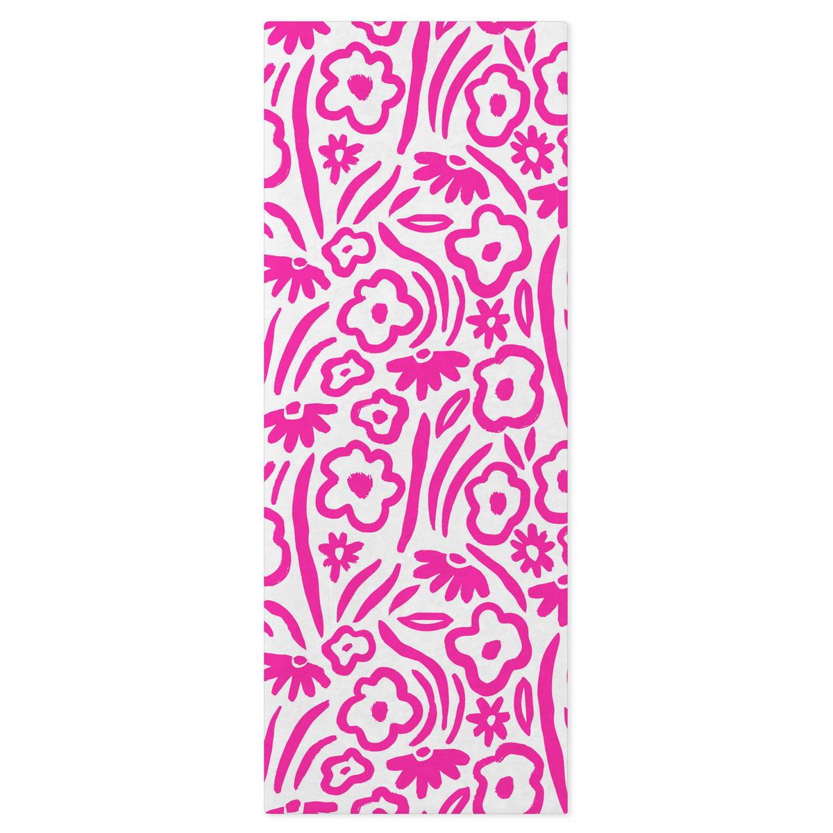 Hallmark Floral Pink on White Tissue Paper, 6 Sheets