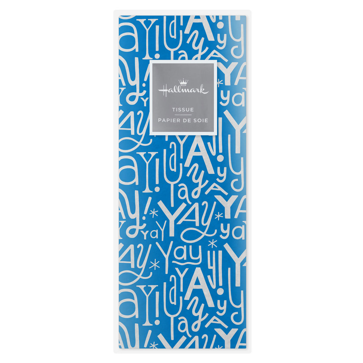 Hallmark Yay Doodles on Blue Tissue Paper, 6 Sheets