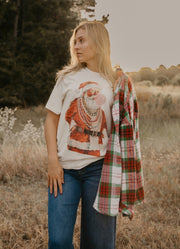 Santa Bubble Tee in Cream by Keep It Gypsy