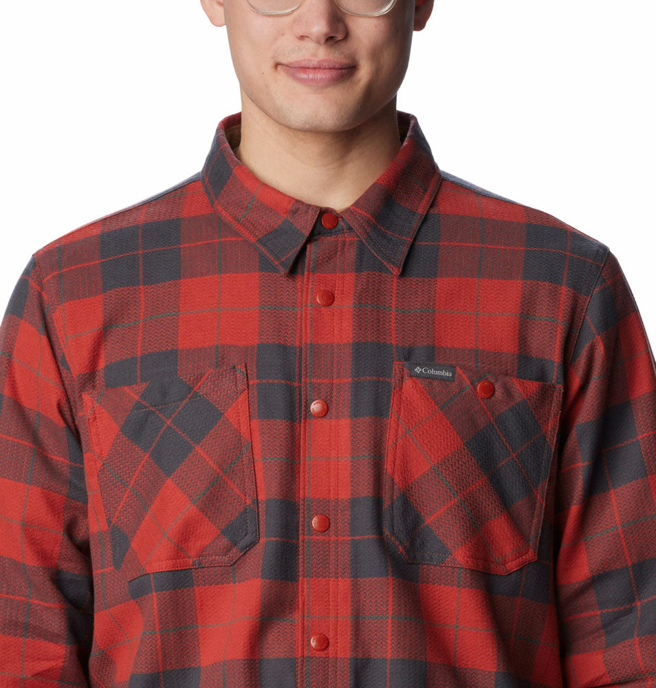 Cornell Woods Fleece Jacket - Warp Red by Columbia