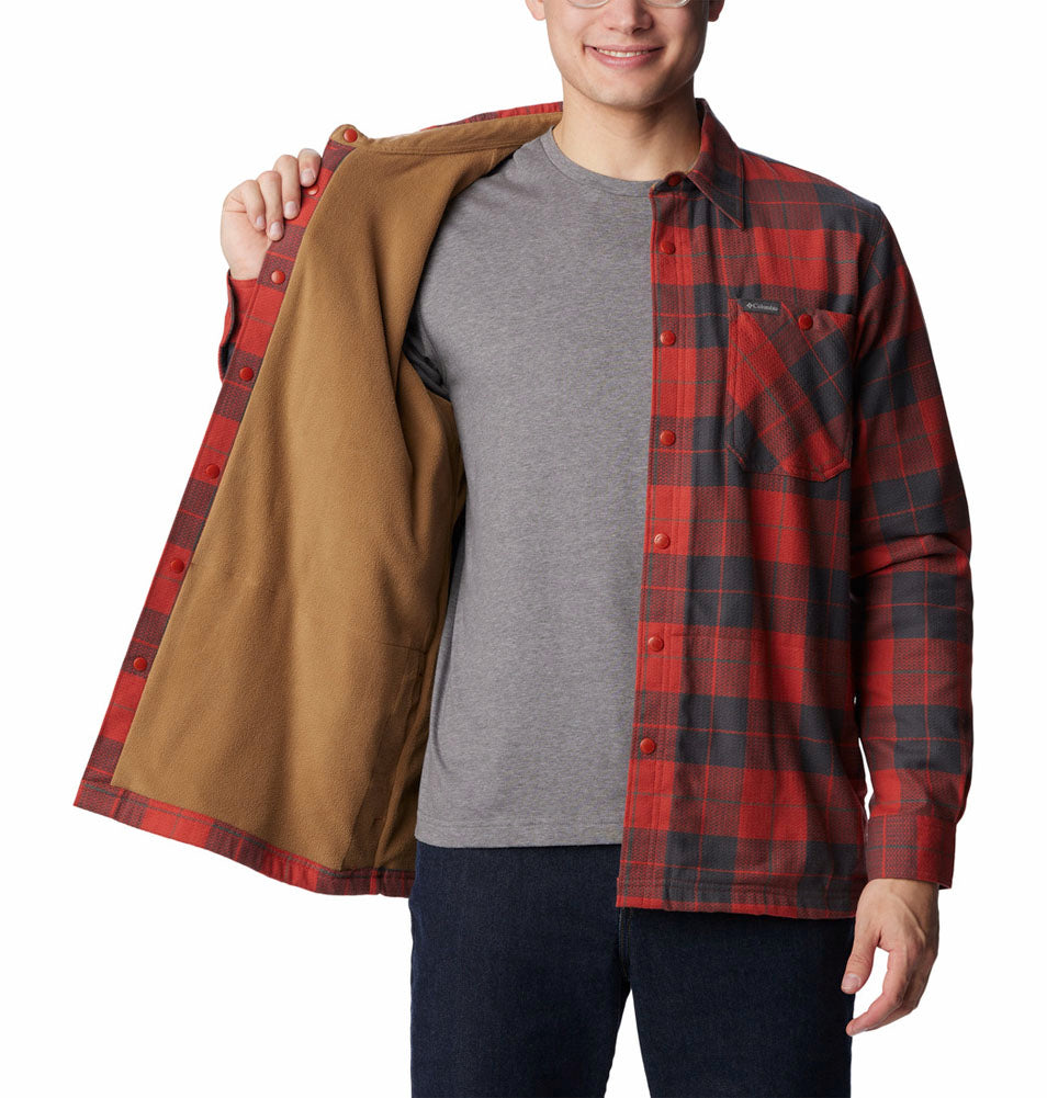 Cornell Woods Fleece Jacket - Warp Red by Columbia
